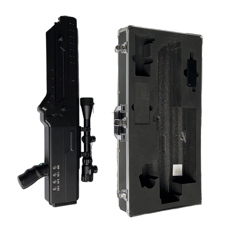  鹤岗手持便携式枪型低空防御反制四通道A型